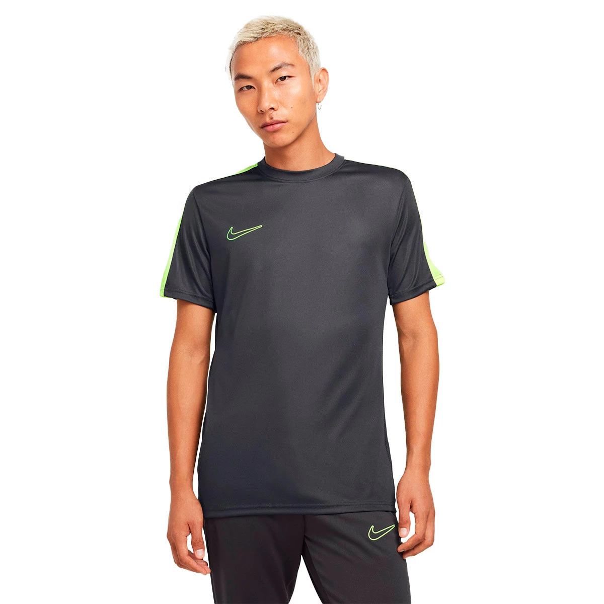 Nike - Koszulka Academy 23, Unisex, Anthracite-Volt-Volt, S