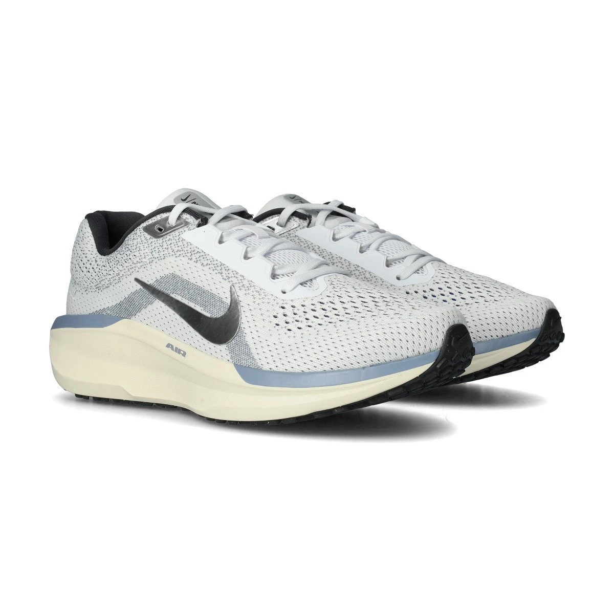 Nike - Buty do biegania Winflo 11, Hombre, white-mtlc silver-ashen SLate-anthracite-pale, 7 USA