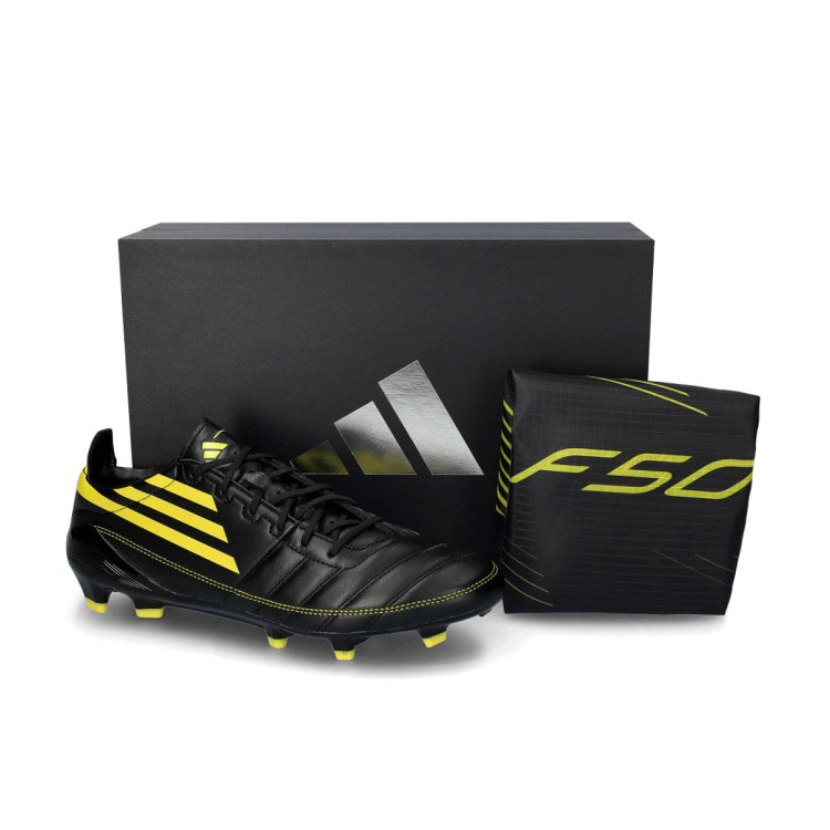 シューズ F50 ELITE 2010 FG /EMF / F50 22334 Buty piłkarskie adidas F50 Elite Leather FG 2010 Core czarno