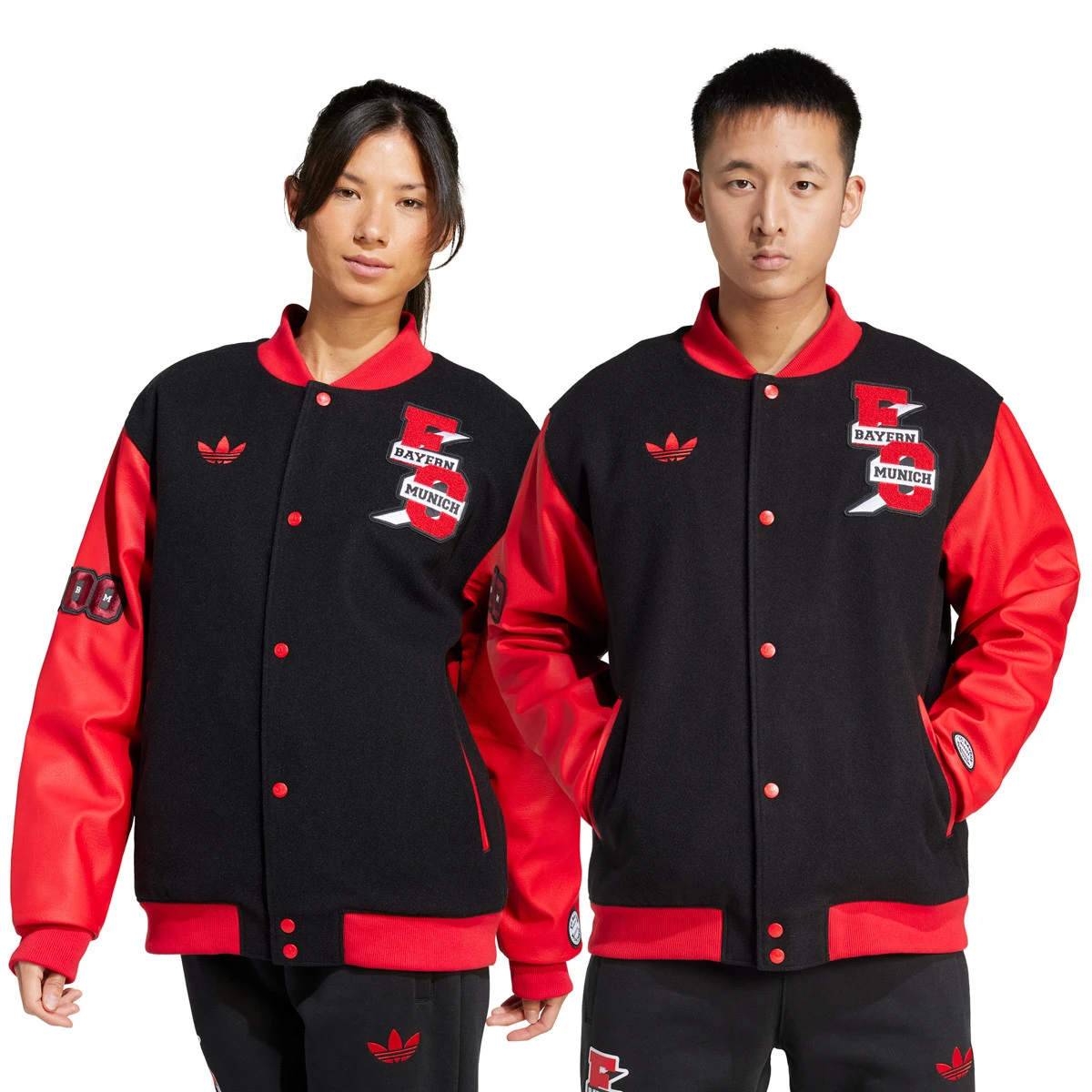 adidas - Kurtka FC Bayern 2024-2025 Odzież kibica, Unisex, Czarny, M