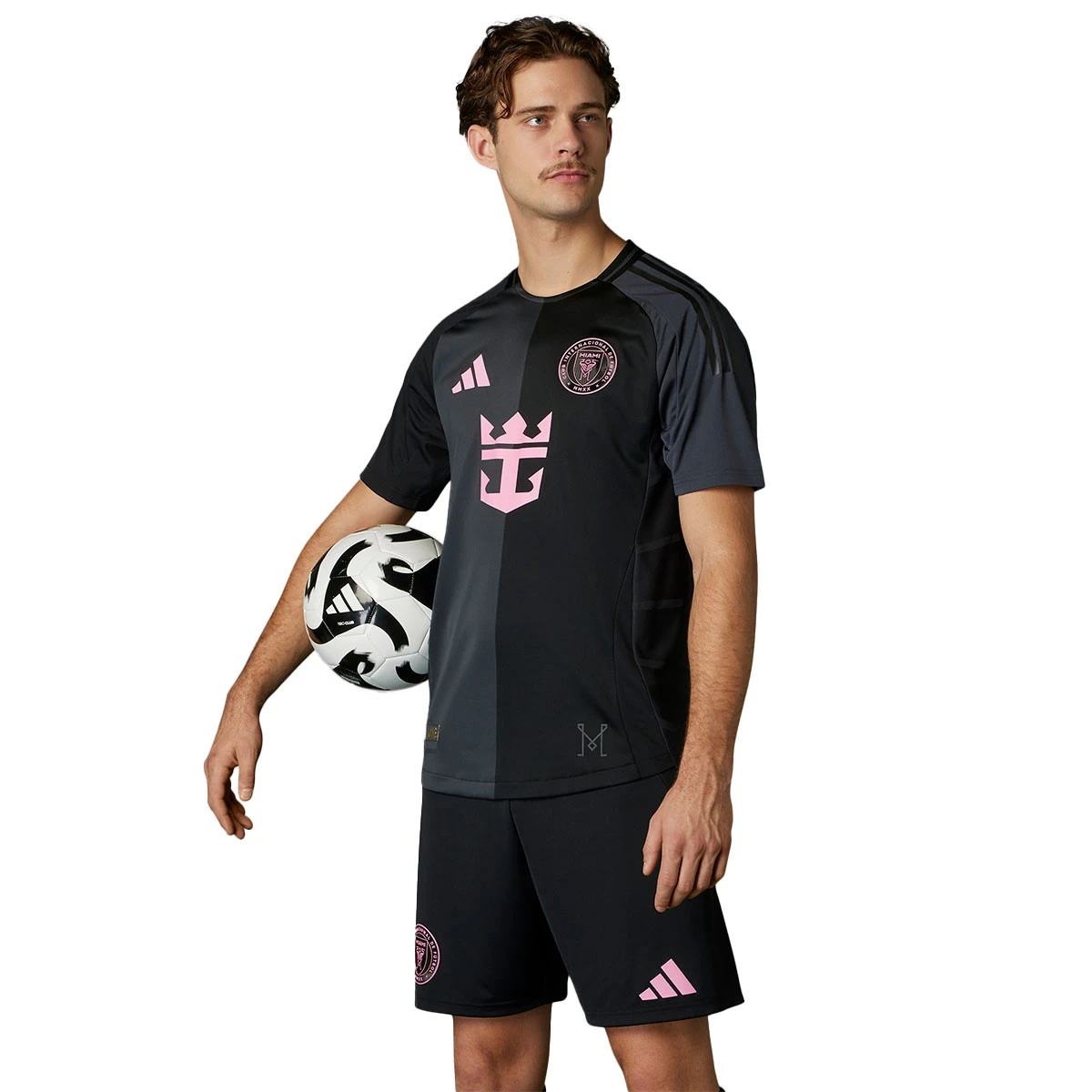 adidas - Koszulka Inter Miami CF 2025 Authentic na wyjeździe, Unisex, Czarny, M