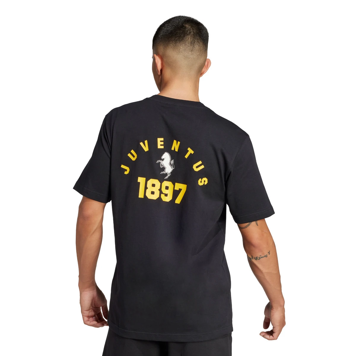 adidas - Koszulka Odzież kibica Juventus 2024-2025, Unisex, Czarny-Active Gold, S
