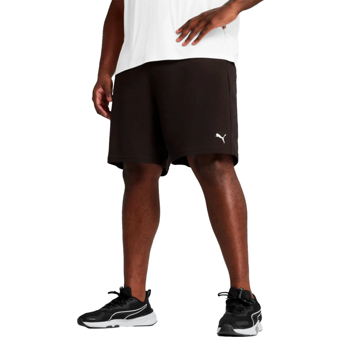 Puma - Spodenki 8-calowa dzianina Essentials, Hombre, Czarny, M