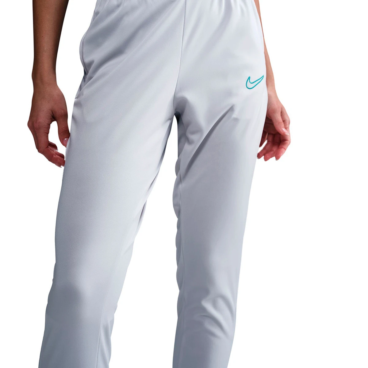 Nike - Długie spodnie Akademia Kobiet 25, Mujer, Photon Dust-Dynamic Turq, XL