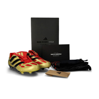 Predator Precision Elite FG ZZ Gold Met-Core Black-Collegiate Czerwony
