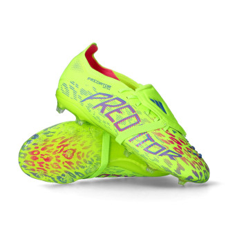 Predator Elite FT FG dla Kids Lucid Lemon-Lucid Pink-Blue Fusion
