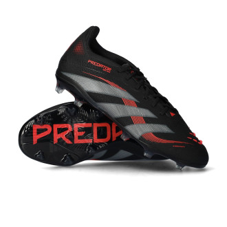 Predator Elite L FG Niño Core czarno-szary Four-Lucid Czerwony