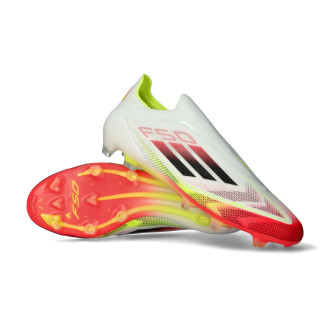 F50 Elite LL FG White-core Black-Solar Żółty