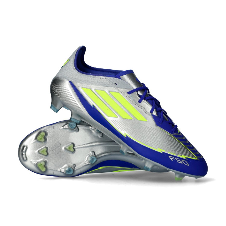 adidas Messi F50 Elite FG 最終値引き Buty piłkarskie adidas F50 Elite FG Messi Srebrny Met-Solar Yellow