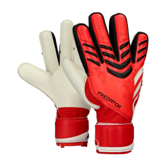Predator Match Fingersave dla Kids Czysty rubinowy-Lucid czerwono-Czarny