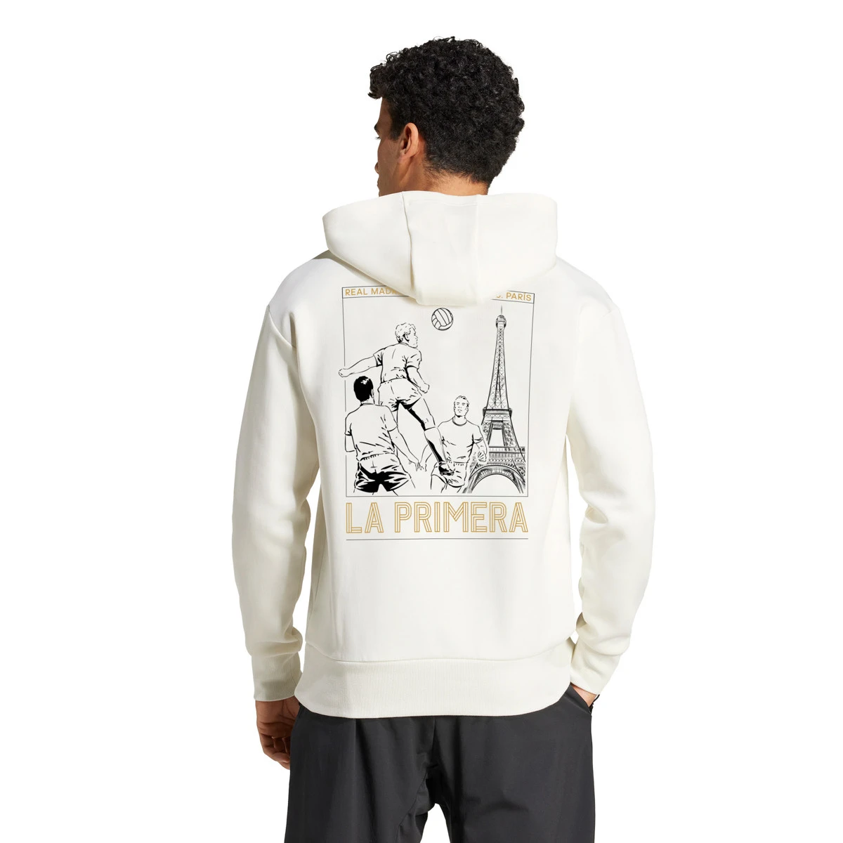adidas - Bluza Odzież kibica Realu Madryt 2024-2025, Unisex, Złamana Biały, XL