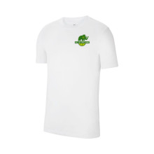 Koszulka Park 20 Swoosh Arm m/c Niño ALGODÓN A.E. Les Corts White-Black