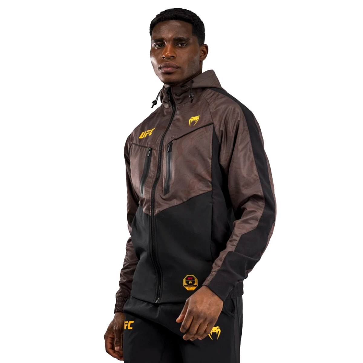 Venum - Bluza Tydzień walki 4.0, Hombre, Ciemnobrązowy, S