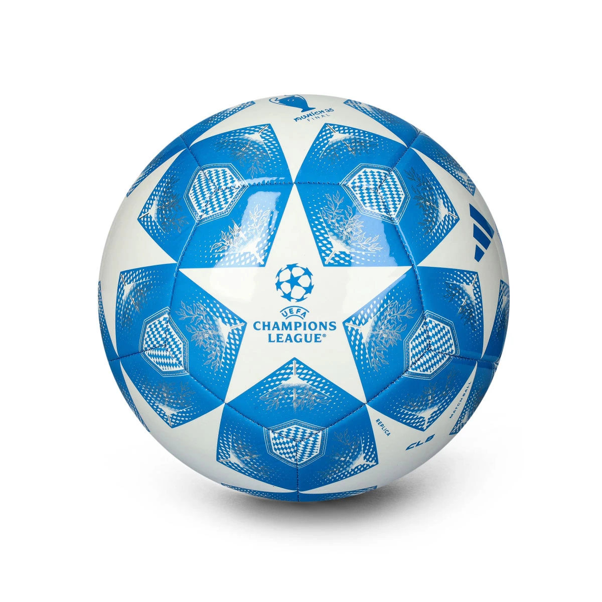 adidas - Piłka Liga Mistrzów 2024-2025 Klub, Unisex, Jasny Niebiesko-Biały-Srebrny Met, 5