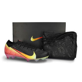 Air Zoom Mercurial Vapor 16 Elite FG Vinicius JR Czarny-Dynamiczny Żółto-Zielony Spark-Soar-Br