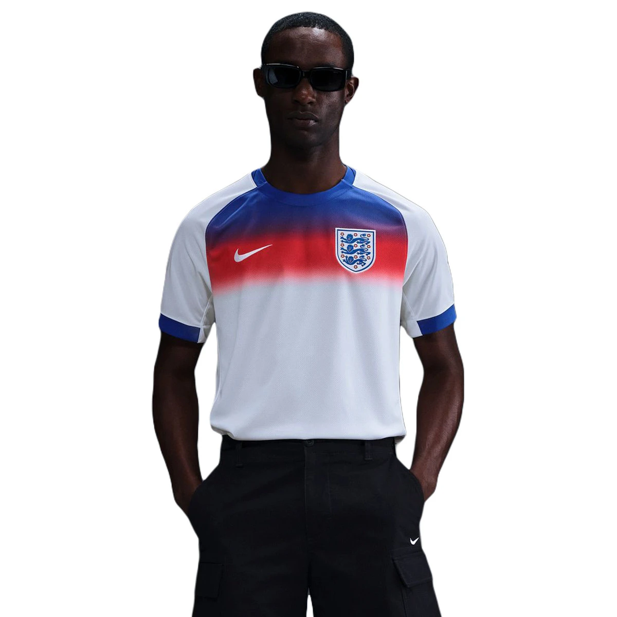 Nike - Koszulka Anglia, kobiety na Euro 2025 w domu, Unisex, Hyper Royal-White-White Nie Sponsor, S