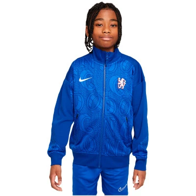 Kurtka Chelsea FC 2025-2026 dla Kids przed meczem