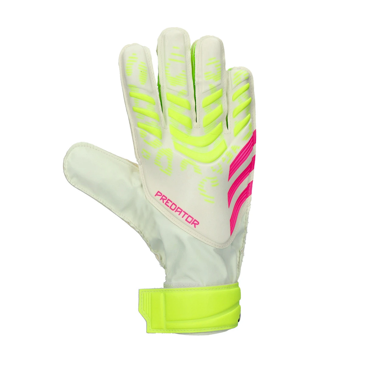 adidas - Rękawica bramkarska Trening Predator, Unisex, White-Lucid lemon, 9