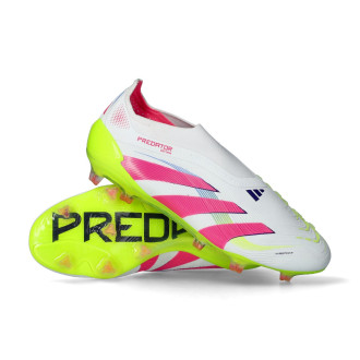 Predator Elite LL FG Biały-Lucid Różowy-Lucid Cytrynowy