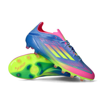 F50 Elite AG Niebieski Fusion-Lucid Lemon-Lucid Pink