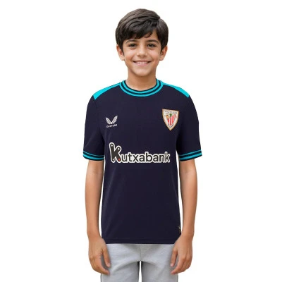 Koszulka Athletic Klub Bilbao Segunda Equipación 2025-2026 Niño