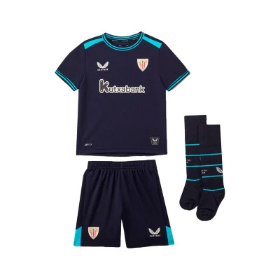 Strój Kids Athletic Klub Bilbao 2025-2026 Na wyjeździe
