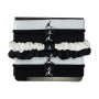 Jordan Elastic Sport Mieszanej szerokości gumki do włosów, 8 sztuk-BIAŁY/CZARNY/CZARNY