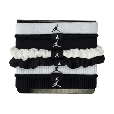 Opaska na głowę Jordan Elastic Sport Mieszanej szerokości gumki do włosów, 8 sztuk