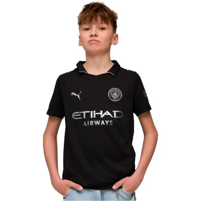 Koszulka Manchester Miasto 2025-2026 dla Kids na wyjeździe