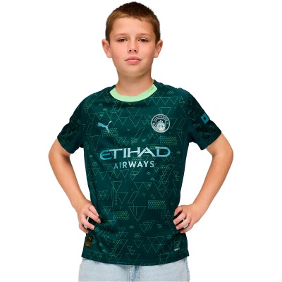 Koszulka Dzieci Manchester City 2025-2026 Czwarty