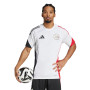 Trening Ajax 2025-2026-Biało-Czarny-Pogrubiony Czerwony