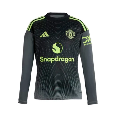 Koszulka Manchester United 2025-2026 dla Kids Bramkarz Home