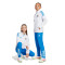 Długie spodnie adidas Real Madryt dla Kids dla prasy/podróży 2025-2026