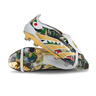 Rękawice Predator Elite FT FG Hemp-Gold Met-Ftwr Biały