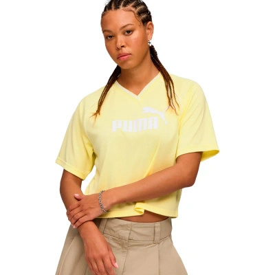Koszulka Damska Koszulka piłkarska Essentials Relaxed Cropped