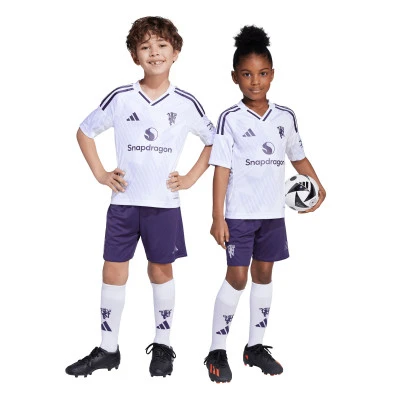Strój Manchester United 2025-2026 dla Kids na wyjeździe