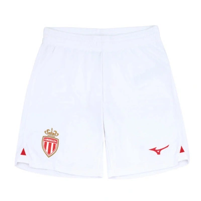 Spodenki AS Monaco Primera Equipación 2025-2026 Niño