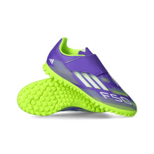 Buty piłkarskie adidas Haczyk i pętelka do gry na murawie F50 Klub dla Kids