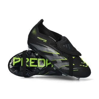 Predator Elite FT FG dla Kids Core Black-Iron Met-Lucid Lemon
