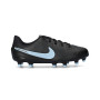 Tiempo Legend 10 Academy FG /MG dla Kids-Czarno-Czarny