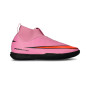 Kids Air Zoom Mercurial Superfly 10 Academy IC-Magic Flamingo-Czarny-Total Crimson