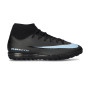 Air Zoom Mercurial Superfly 10 Academy Turf-Czarno-lodowy niebieski