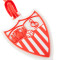 Zawieszka do bagażu w kształcie herbu Sevilla FC