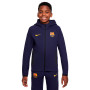 Kids odzież kibica Fc Barcelona 2025-2026-Imperial Purple-Midwest Gold Pełny sponsor