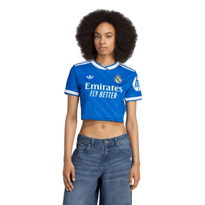 Koszulka Damski Croptop Real Madryt 2025-2026 3. miejsce