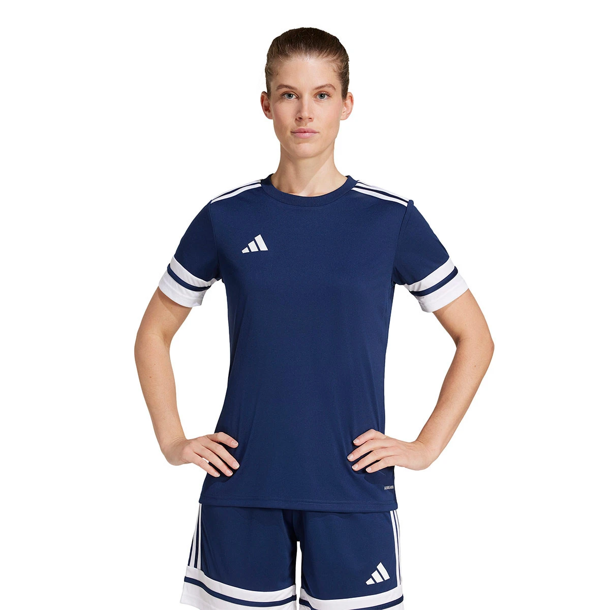 adidas - Koszulka Squadra 25 Mujer, Mujer, Team Navy Blue-White, S