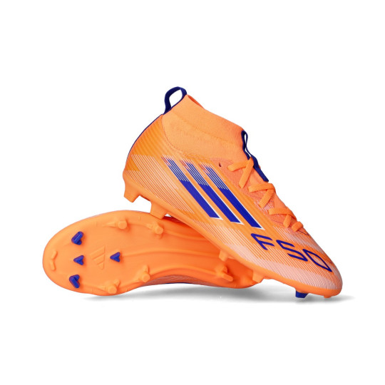 Buty piłkarskie adidas F50 League FG /MG Mid dla Kids