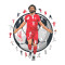 Drewniane puzzle Mo Salah (150 elementów)