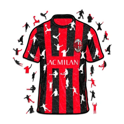 Drewniane puzzle AC Milan z Koszulka (150 szt.)