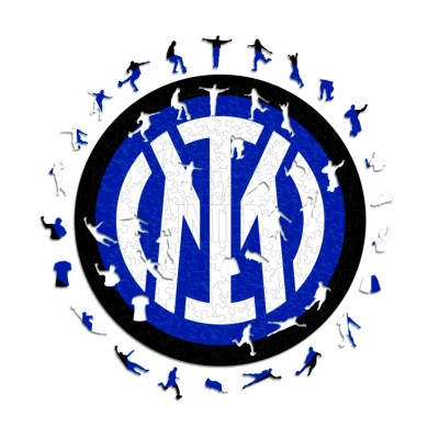 Drewniane puzzle Fc Inter Milan (150 elementów)